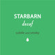Starbarn Decaf subtle and smoky label.