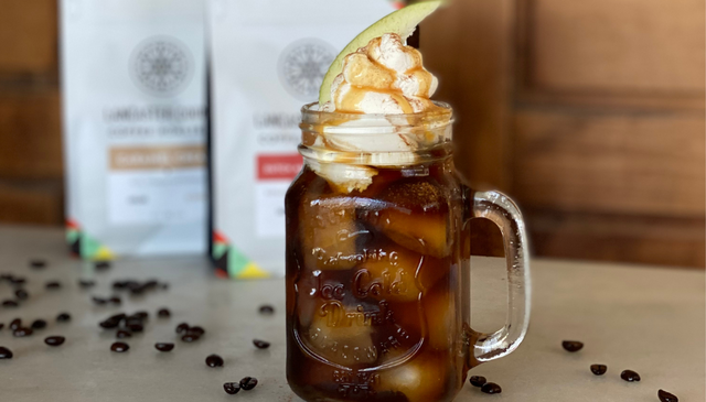 Craving a Caramel Apple Iced Latte