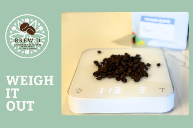 Weigh Your Coffee and Water: Brew with Precision