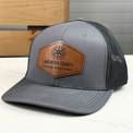 Lancaster County Coffee Roasters Black Baseball Hat Front View